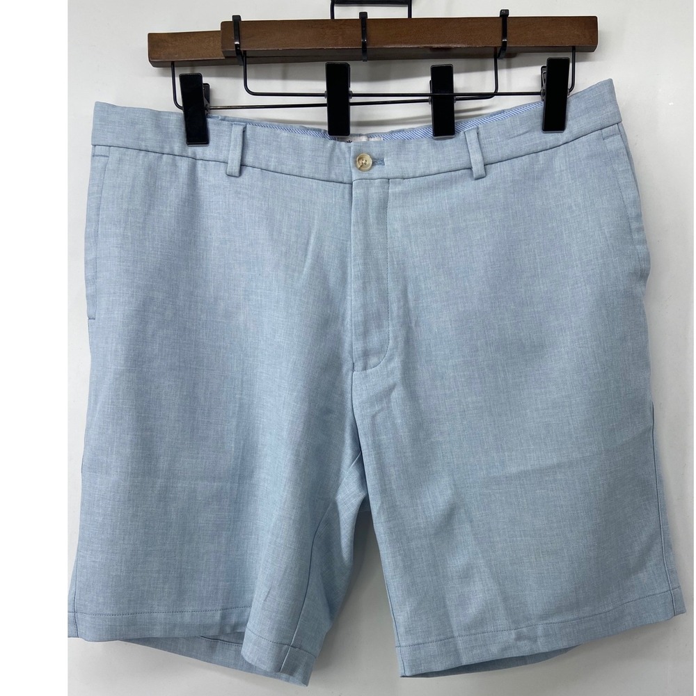 Peter Millar Shorts Mens 38 Blue Wrightsville Crown Sport Coastal Golf Casual